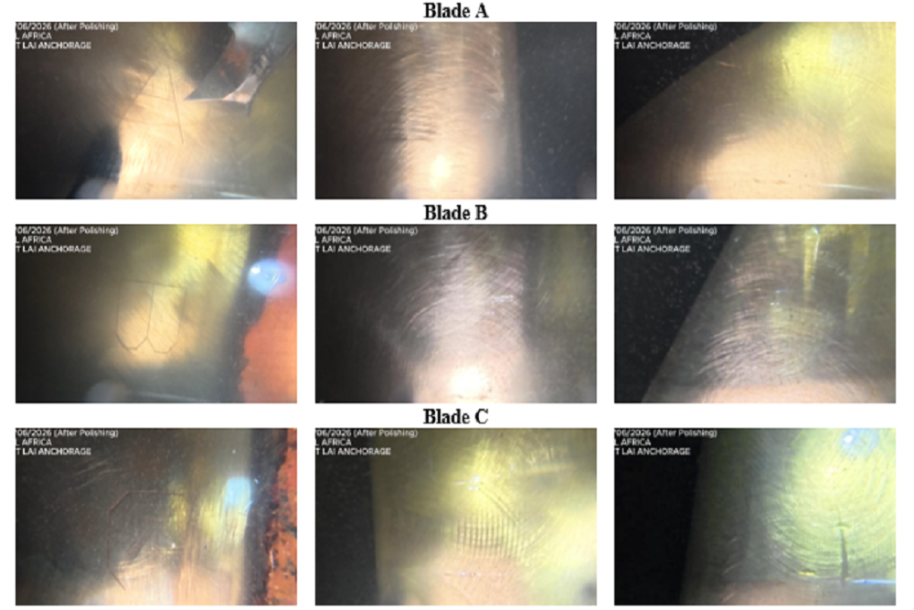 Underwater propeller polishing at Cat Lai Anchorage